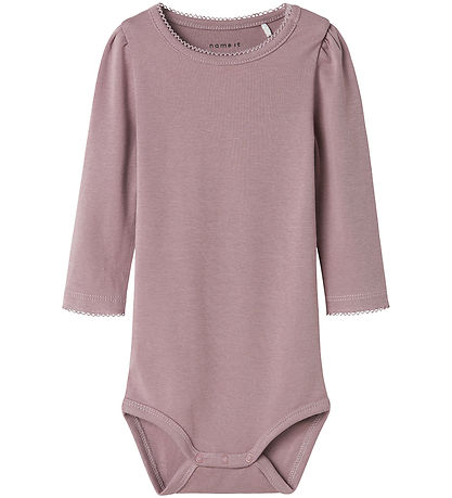 Name It Bodysuit l/s - NbfFallon - Elderberry
