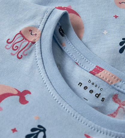 Name It Stuttermabolur - NmfVigga Chambray Blue/Whale