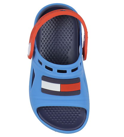 Tommy Hilfiger Sandals - Comfy - Sky Blue/Red