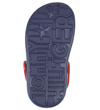 Tommy Hilfiger Sandals - Comfy - Sky Blue/Red