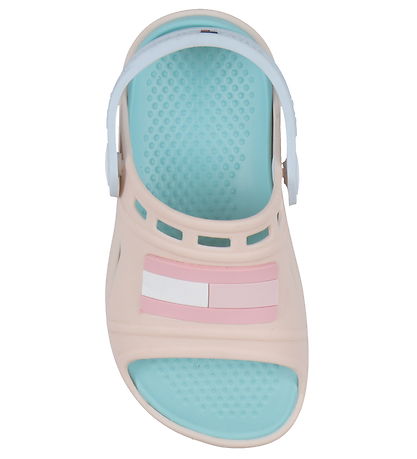 Tommy Hilfiger Sandalar - Þægilegt - Bleikt/Light Blue