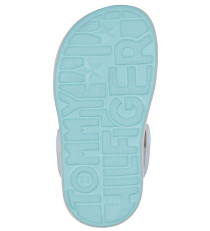 Tommy Hilfiger Sandalar - Þægilegt - Bleikt/Light Blue