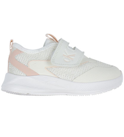 Calvin Klein Skor - Låg söt Lace-Up - Off White/Powder Rose