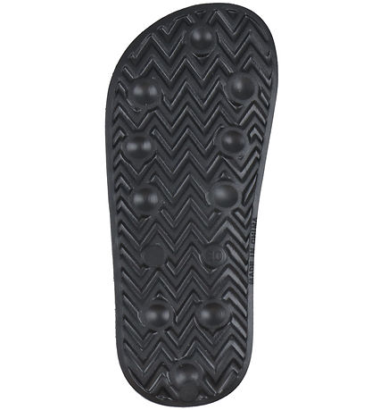 Calvin Klein Strandsandaler - Logo Print Pool Slide - Svart