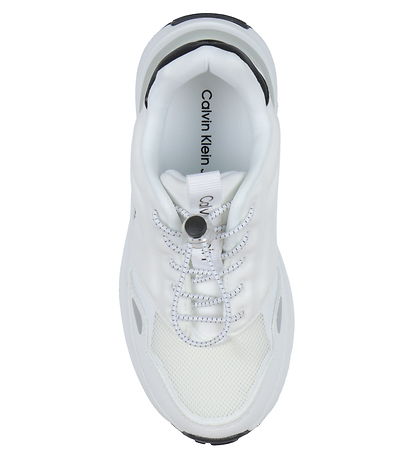 Calvin Klein Skor - Low Cut Lace-Up - Vit/Svart