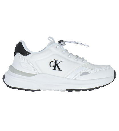 Calvin Klein Skor - Low Cut Lace-Up - Vit/Svart