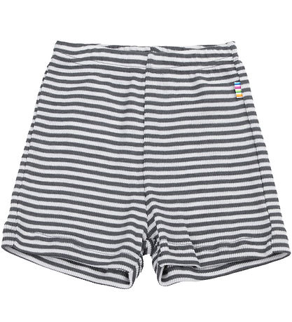Joha Shorts - Rib - Wol/Zijde - Donkergrijs