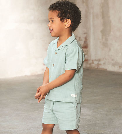 En Fant Shorts - Mousseline - Jadeiet