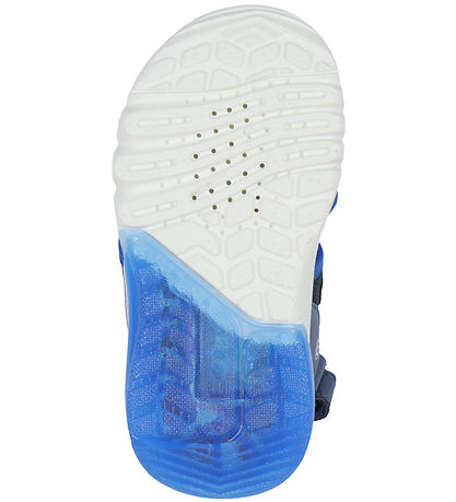Geox Sandals w. Light - Cyberdrone - Navy/Red