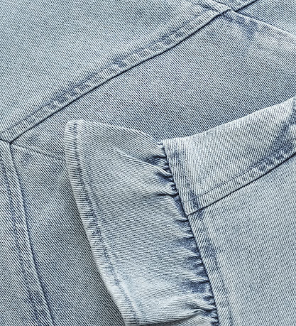 Indisk Blue Jeans Topp - Light Denim Blue