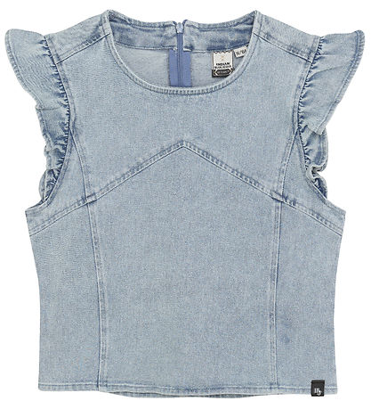 Indisk Blue Jeans Topp - Light Denim Blue