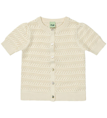 FUB Cardigan - Prjónað - Ecru