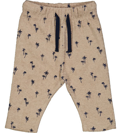 Müsli Byxor - Palm - Cashmere/Natt Blue