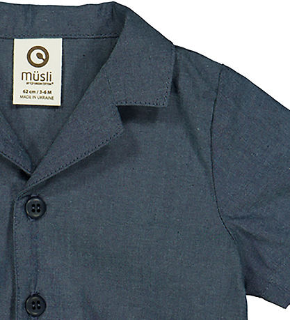 Müsli Hemdromper s/s - Chambray-Chambray