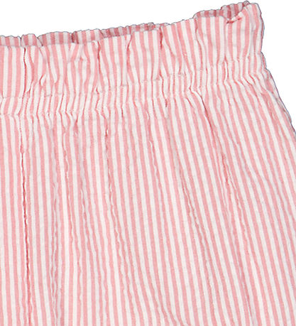 Müsli Trousers - Seesucker Stripe -Flared - Conditioner Cream/Bu
