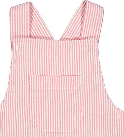 Müsli Latzhose - Seersucker Stripe - Overalls - Spülung Cream/b