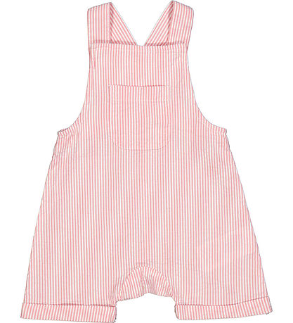 Müsli Latzhose - Seersucker Stripe - Overalls - Spülung Cream/b