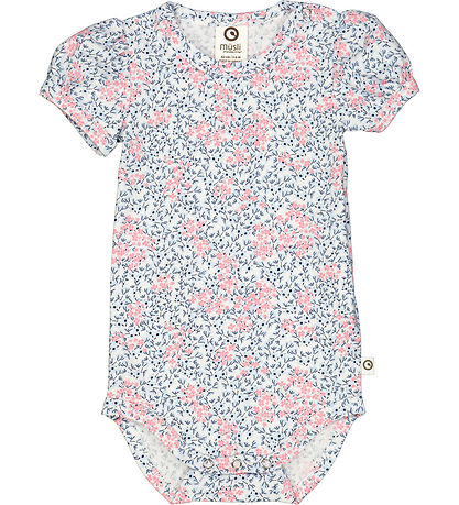 Müsli Bodysuit s/s - Petit Puff - Conditioner Cream/Bubblegum