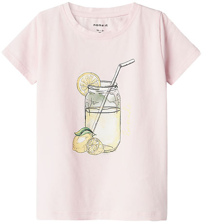 Name It T-shirt - NmfFoji - Ballerina/Bright White