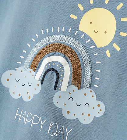 Name It T-Shirt - NbmFlorin - 2er-Pack - Spring See/Cloud Tänzer