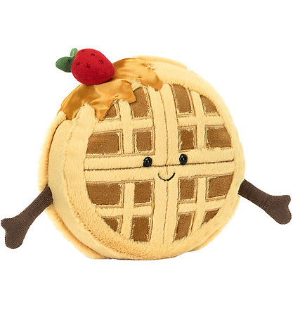 Jellycat Soft Toy - 18x18 cm - Amuseables Pure Waffle