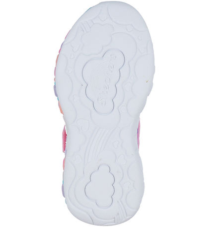 Skechers Skór M. Ljós - Eilíft Heart Ljós - Ljós Bleikt/Multi