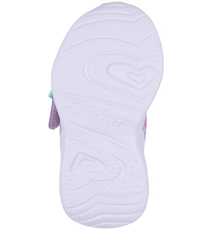 Skechers Skór M. Ljós - Heart Ljós - Lavender/Multi