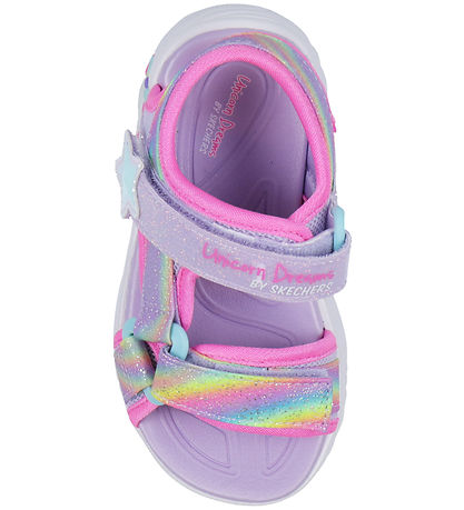 Skechers Sandalar M. Ljós - Dreamy Einhyrningur - Lavender/Multi