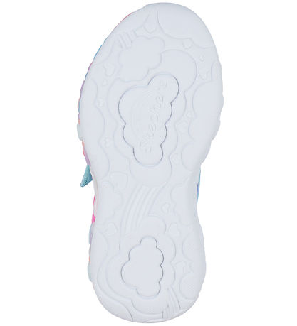 Skechers Skór M. Ljós - Eilíft Heart Ljós - Blátt/Multi