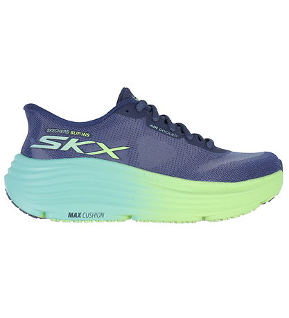 Skechers Shoes - Max Cushioning Endeavor Hallandale - Navy/Lime