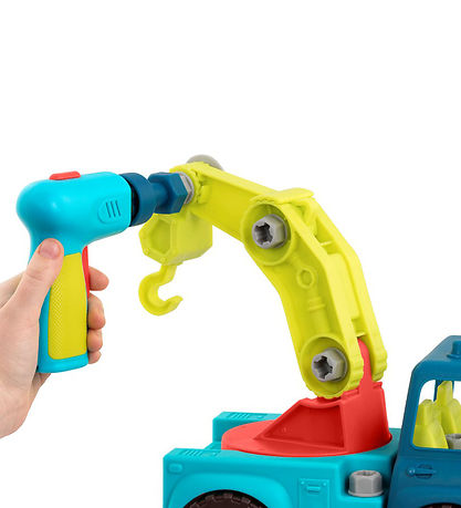 B. toys Bíll - Happy Skemmtiferðaskip - Taka í sundur Kranabíll 