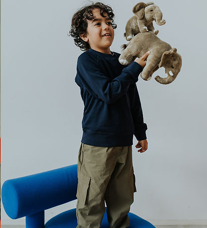 Bon Ton Toys Soft Toy - 18 cm - WWF African Elephant - Grey