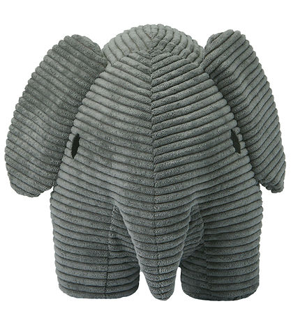 Bon Ton Toys Soft Toy - 19 cm - Elephant Corduroy - Grey