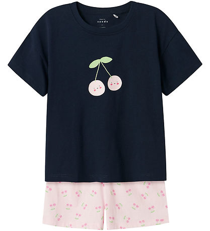Name It Shorts Set - NmfVilinse - Navy Blazer/Ballerina w. Kirse
