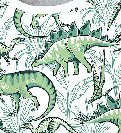 Name It Stuttermabolur - NmmValther - Bright White/Palm Dino