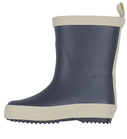 Pom Pom Rubber Boots - Navy