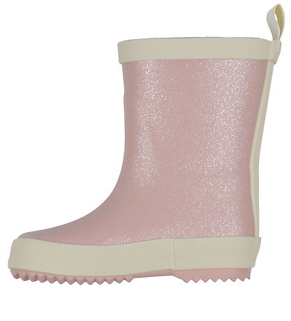 Bottes en Caoutchouc Pom Pom - Rose Glitter