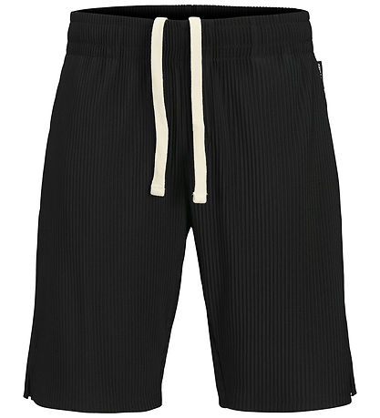 Jack & Jones Sweat Shorts - JpstBill - Pleated - Black