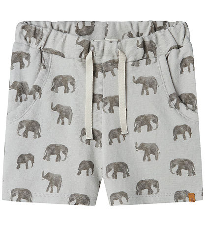 Lil' Atelier Shorts - NmmDias - Dampf Blue/Elephant