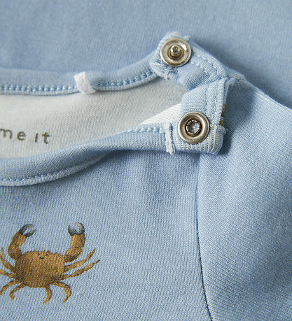 Name It Bodysuit l/s - NbmFabio - Celestial Blue