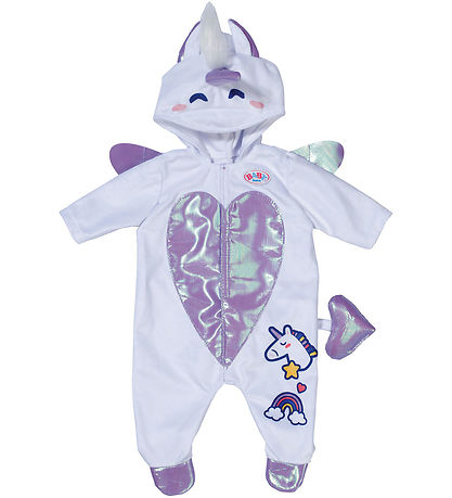 Baby Born Doll Clothes - Unicorn Jumpsuit - 43 cm