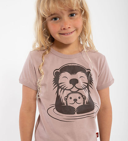 ANIMAL T-Shirt - DyrHide - Rose Beige Otter Mutter