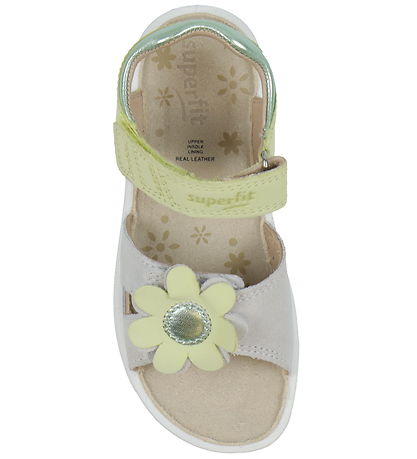 Sandales Superfit - Sparkle - Jaune/Blanc