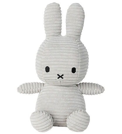 Bon Ton Toys Soft Toy - 23 cm - Miffy Corduroy - Soft Grey