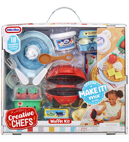 Little Tikes Play Food - Creative Chefs - 18 Parts - Waffle Set