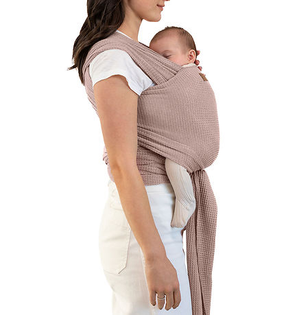 Wrap extensible Moby - Tricot gaufré - Grès