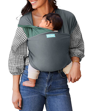 Moby Stretch wrap - Reversible - Jade/Grey