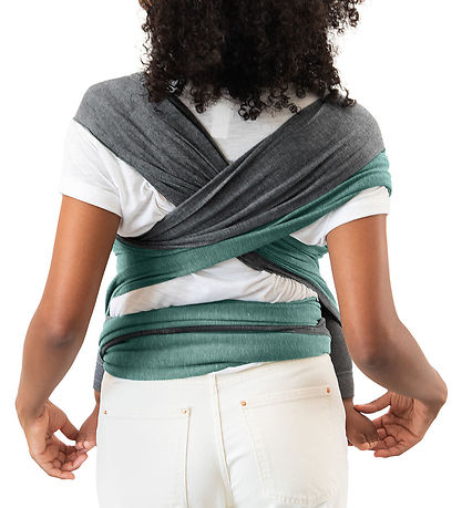 Moby Stretch wrap - Reversible - Jade/Grey
