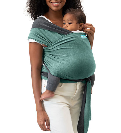 Moby Stretch wrap - Reversible - Jade/Grey