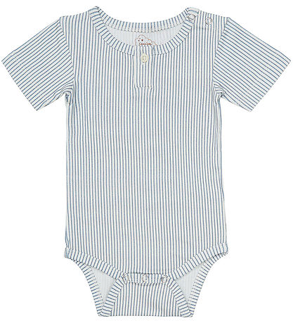 Cam Cam Bodysuit s/s - Elliot - Classic+ Stripes Blue